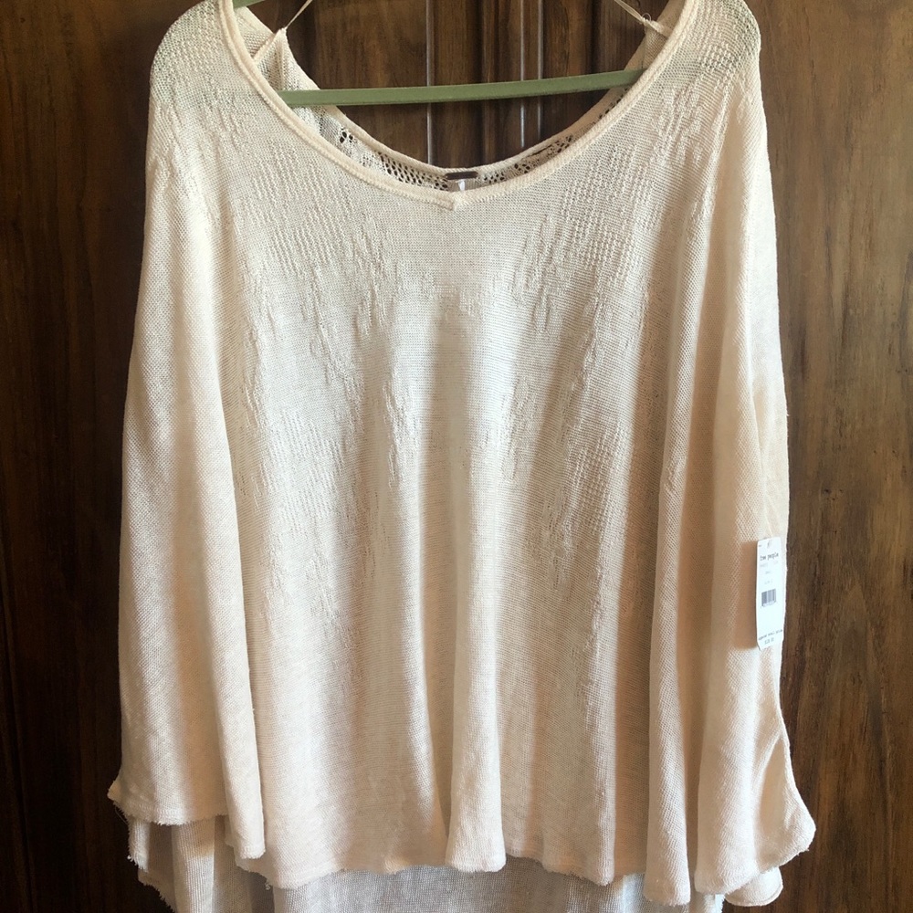 Free People Pearl High-Low Blouse